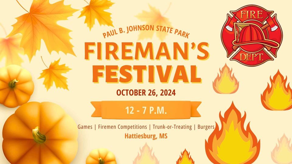 Paul B. Johnson State Park Fireman's Festival Mississippi Department